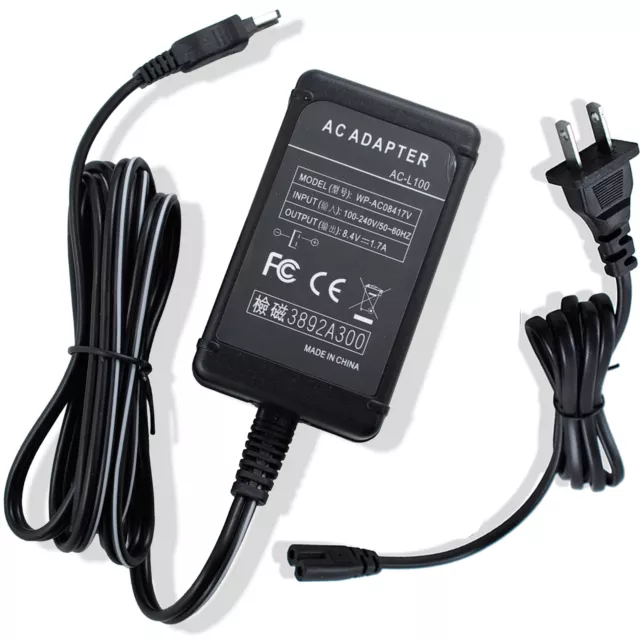 AC Adapter Charger For Sony Cybershot DSC-F707 DSC-F717 DSC-F828 Power Supply