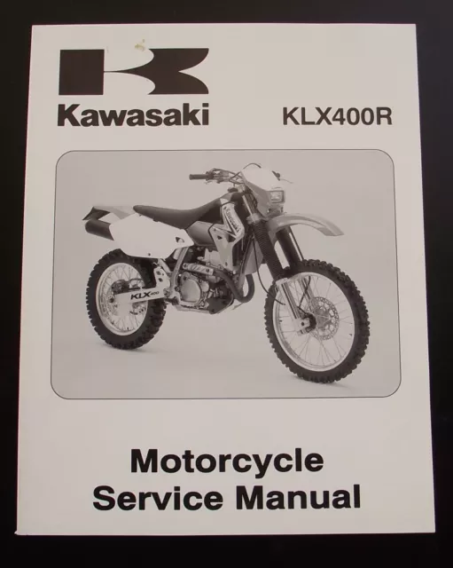 Magasin Manuel pour Kawasaki KLX 400 R, KLX400R, 99924-1304-01, New Parfait Cond