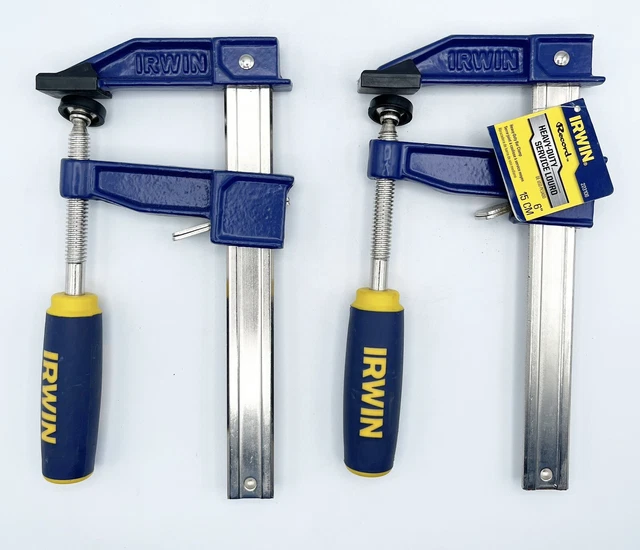 Lot of 2 Irwin 6" Metal Bar Clamps 223106 NEW
