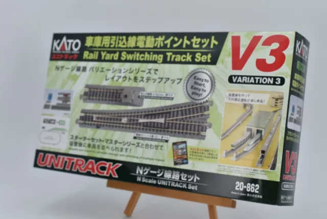 Kato N gauge V3 20-862 Rail Yard Switching Track Set N scale Unitrack SET