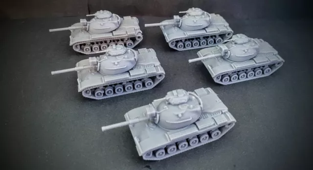 Flames of War: Vietnam U.S. M60 Tank MBT Platoon X5 'Nam lot resin