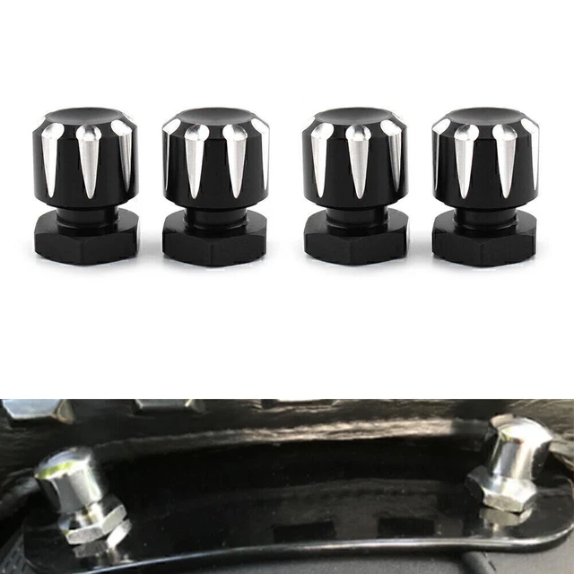 4 pz bulloni dadi montaggio singolo adatti per Harley Road King Road Glide Softai Fat Boy