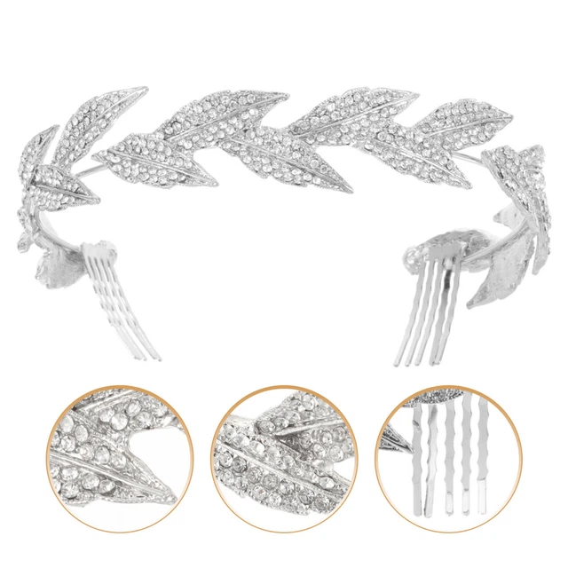 Alloy Hair Comb Bride Rhinestone Pin Headpiece Bridal Accessories