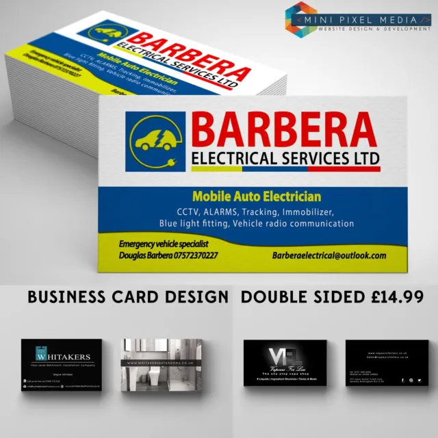 We Design Business Cards -Print Ready  Custom Design, Personalised Business Card