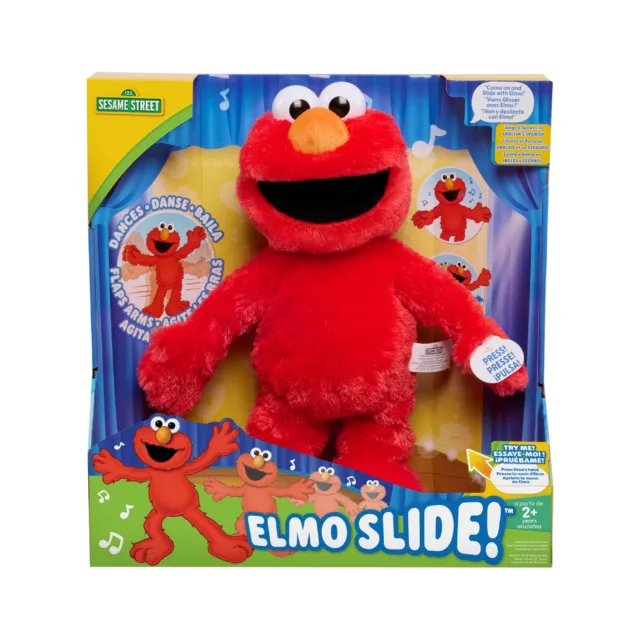 Sesame Street Elmo Slide Plush, Kids Toys for Ages 2 up