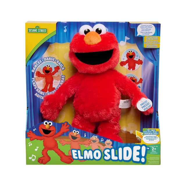 Sesame Street Elmo Slide Plush, Kids Toys for Ages 2 up
