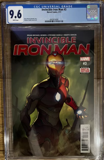 Invincible Iron Man 3 CGC 9.6 Marvel Comics 2017 Riri Williams
