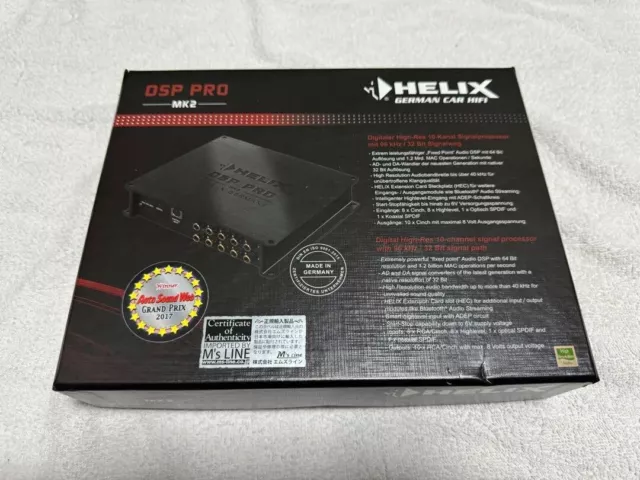 Helix DSP PRO MK2 Director 10 Channel Car Digital Signal Processor Good working