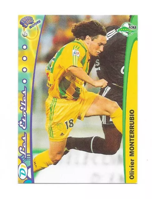 Carte France  Foot 2000 - N°166 - Nantes - Olivier Monterrubio