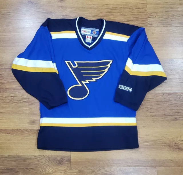 St. Louis Blues #16 Brett Hull 1995 Blue Throwback CCM Jersey on sale,for  Cheap,wholesale from China