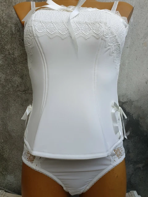 Ensemble Lingerie Charlott' Anna Louisa - Soutien-gorge 90C Balconnet Et String - Neuf Avec étiquettes