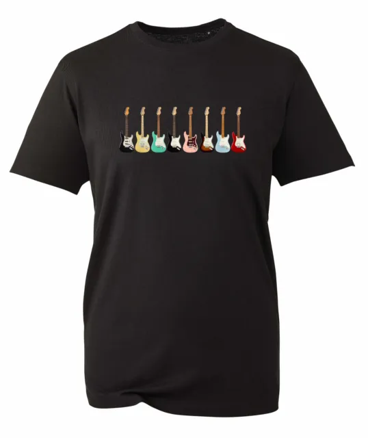 Classic Guitars t shirt Stratocaster Images 8 Classic Guitars Rock sizes to 3XL