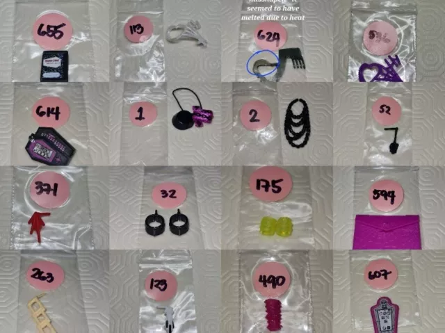 Monster High Doll Jewelries & Small Items Operetta & Spectra - SELECT FROM LIST