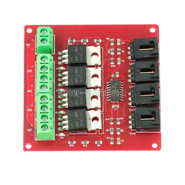 Four Button Module Arduino Specifications MOSFET SWITCH MODULE Four Channel 4 Route MOSFET Button IRF540 V2.0 ...