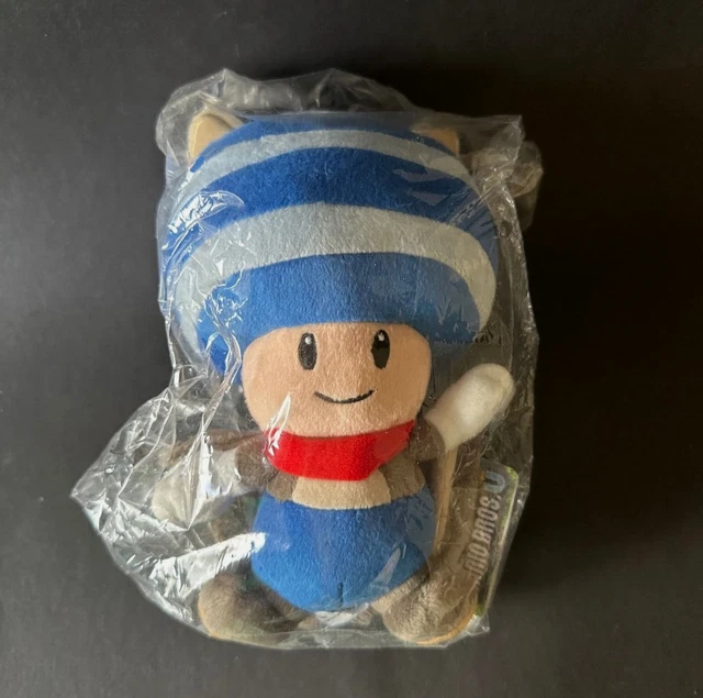 Peluche Toad Écureuil Bleu Super Mario - 21 Cm (Together+, Neuve Sous Emballage)