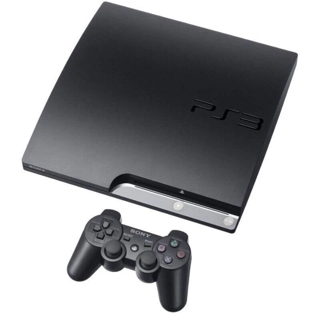 Sony PlayStation 3 Slim 320GB Console - Charcoal Black