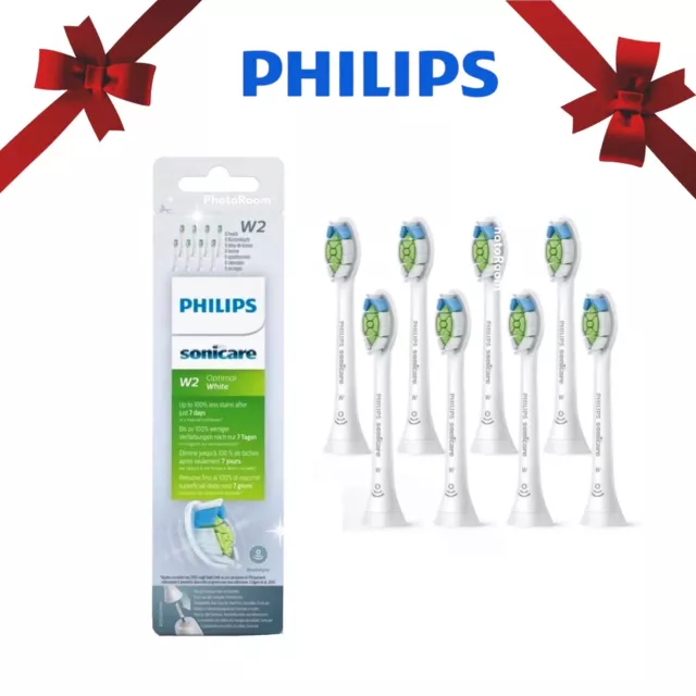 Рhilips Sonicare W2 HX6064/10 Optimal Weiß Ersatzbürste Aufsteckbürste 8 Stück