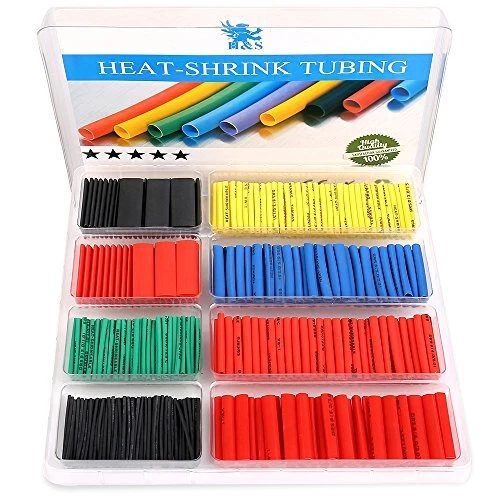 532pcs Heat Shrink Tubing Cable Sleeve Heat Shrink Wrap Tube Sleeving