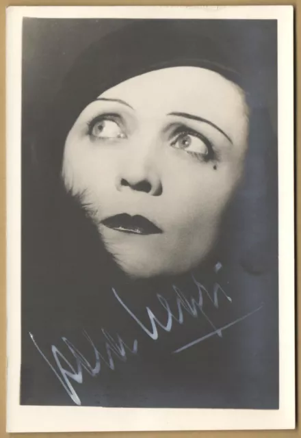 Pola Negri (1897-1987) - Actrice polonaise - Superbe photo signée - 1935