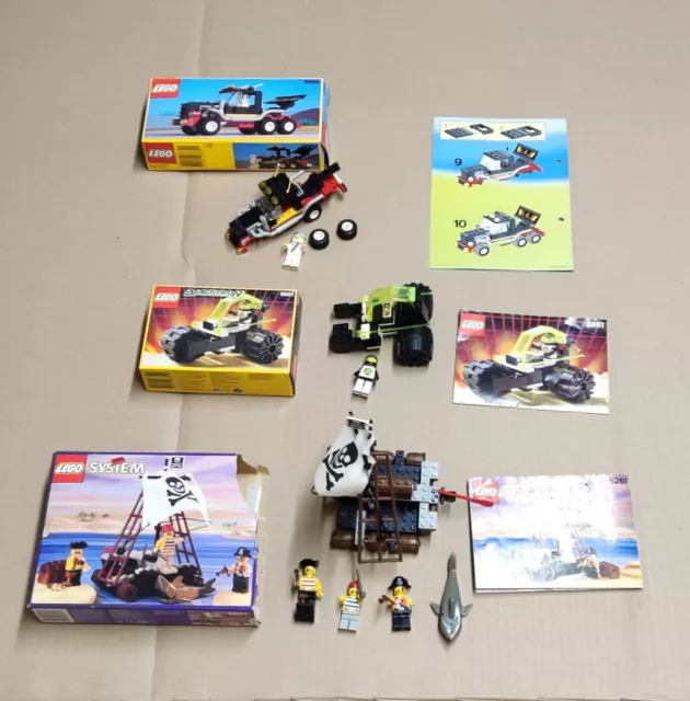 Lego Konvolut, unvollständige Sets aus 6261, 6669 und 6851, mit OVP & OBA