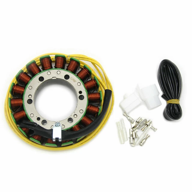 GOOFIT Statore Magneto A 18 Bobine Per Moto – Ricambio Generatore Di Accensione Per Yamaha YZF R3 (2019-2021), R25, MT03, MT25 – Diametro 108mm - 5