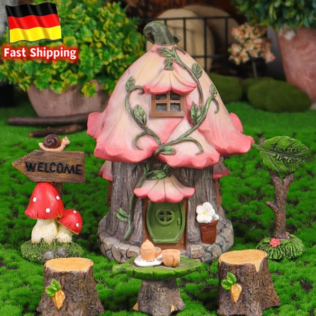 1/12 Scale Miniature Dollhouse Plants - Tiny Clay Pots For Dollhouse Decor & Fairy Gardens