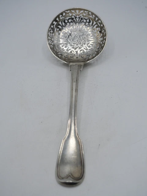 Cuillère à Saupoudrer Christofle – Manche Argent – Modèle Empire – Belle Brillance