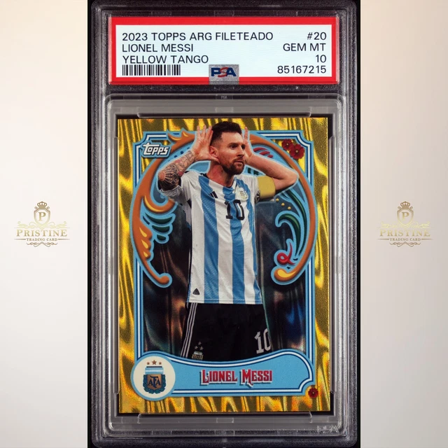 2023 TOPPS ARGENTINA Fileteado #20 Messi PSA10 $121.69