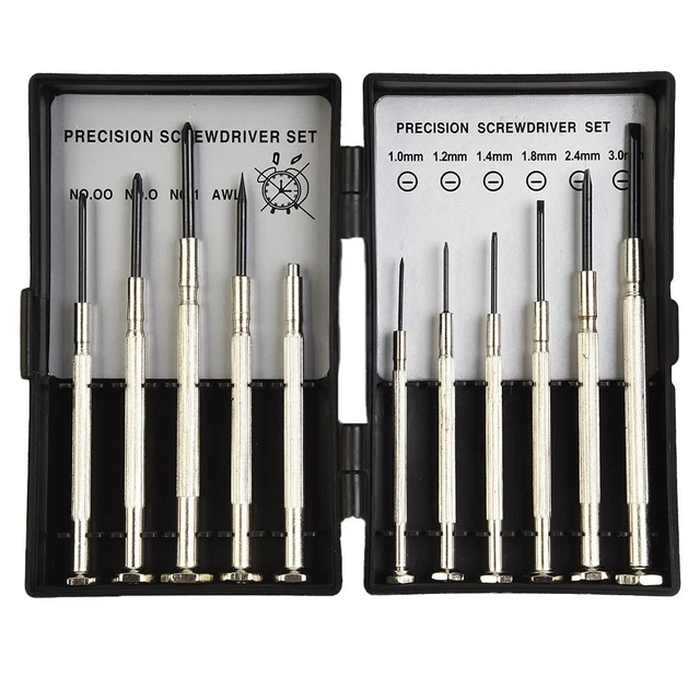 11pcs Precision Screwdriver-Set For-Watch Jewelry Glasses Electronic Small Screw