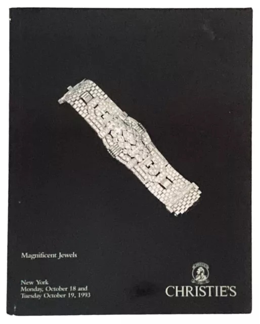 1993 Christie's Magnificent Jewels New York Auction Catalog 7744