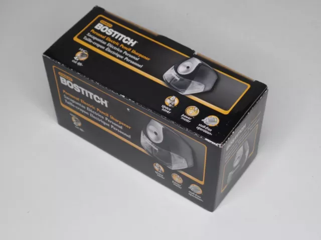 Stanley Bostitch Personal Electric Pencil Sharpener EPS4-BLK Brand New Open Box 2