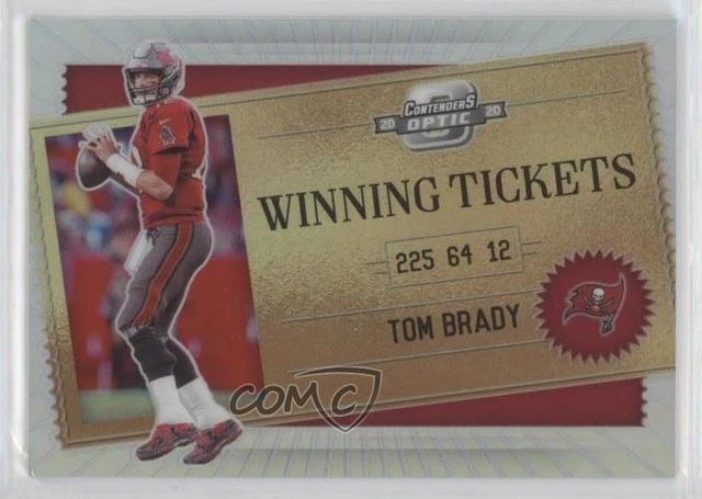 2020 Panini Contenders Optic Winning Tickets Tom Brady #WT3