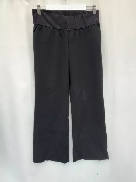 Maternity Trousers GAP size 6R/S stretch W34" L29" polyester blend womens