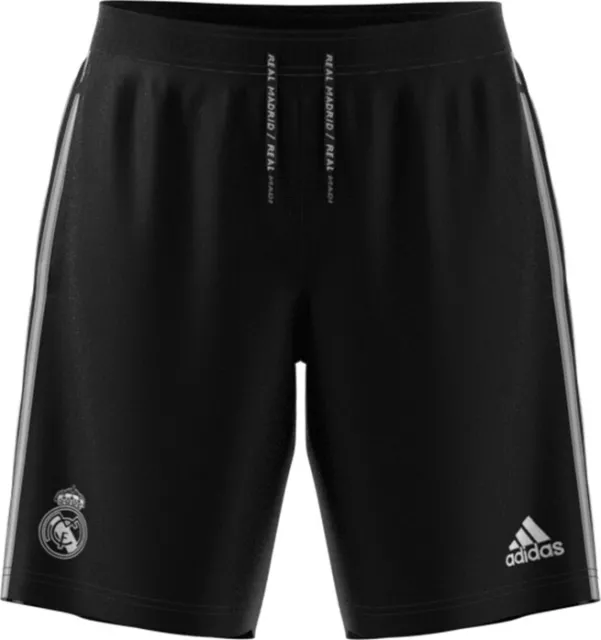 adidas Real Madrid Shorts Football Training Black Short Size 28/30 Waist Small