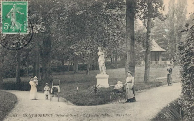 Cpa/Dep 95/Montmorency Le Jardin
