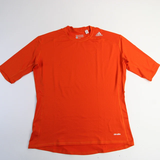 adidas Techfit Compression Top Shirt Men's 2XL 3XL Orange Top New without Tags