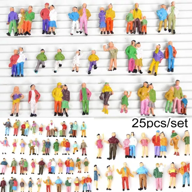 Pack de figurines passagers modèles durables échelle 1 87 couleurs assorties 3