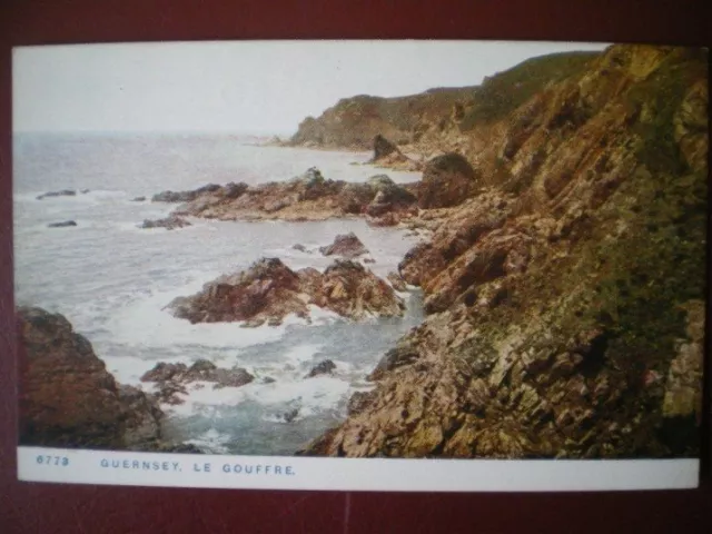 Postcard Guernsey Le Gouffre