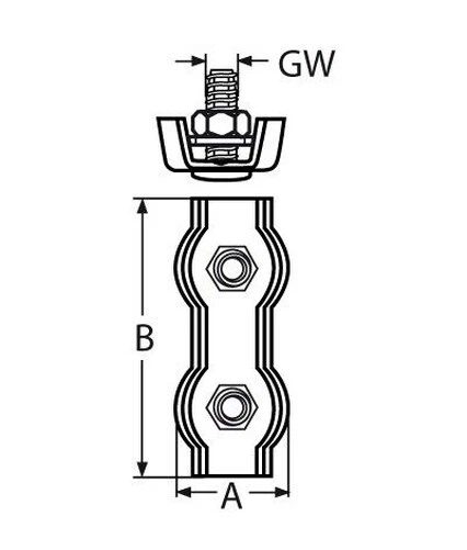 Fil Bloqueur Duplex Inox Agrafe 4A Serre-Câble de Traction Corde 2