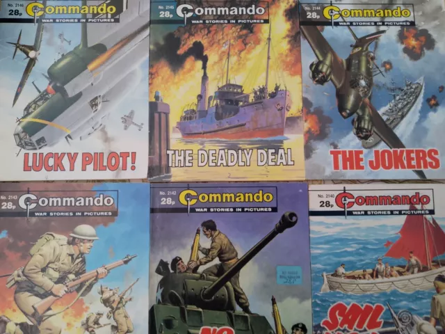 30 Commando Comics 2101 To 2146