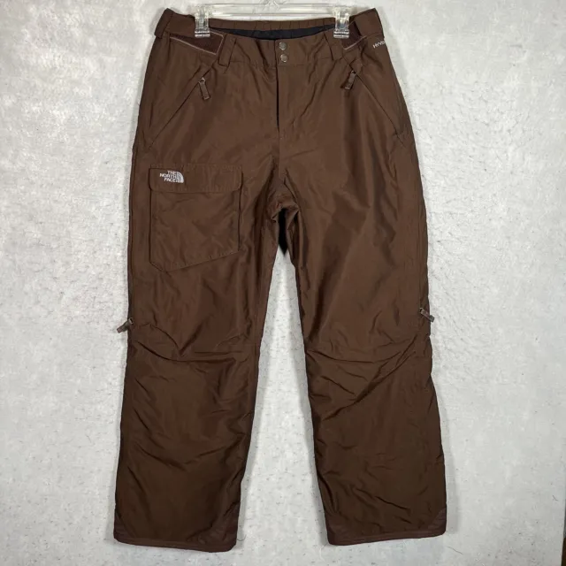 A1 The North Face Hyvent Cargo Pants Womens Large Brown Ski Snowboard Snow