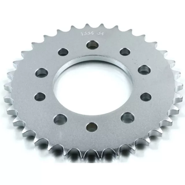 JT Sprockets - JTR1334.34 - Steel Rear Sprocket, 34T - For 530 Chain