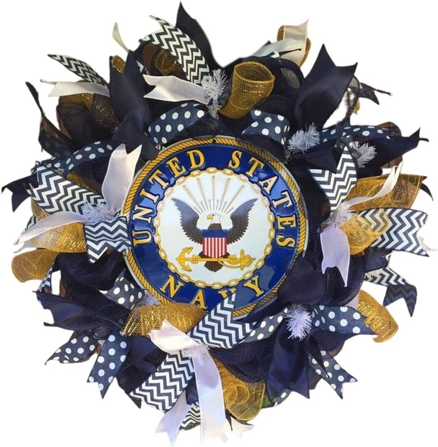 Patriotic Indep. Day Wreath 2022 Red/White/Blue Garland Party Supplies
