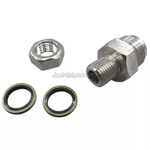 CXRacing AN10 Oil Pan Sump Drain Return Plug/Fitting GT35 GT25 GT28 T04E T04B 2