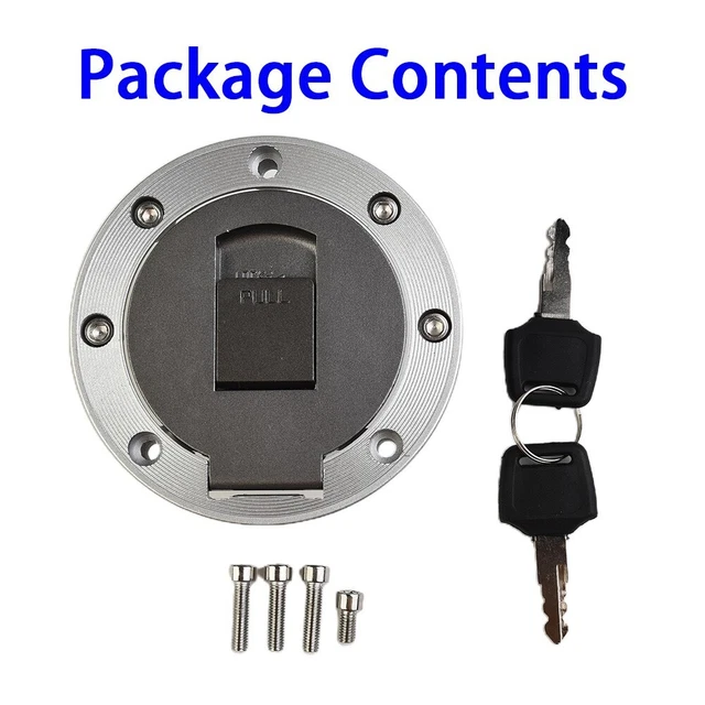Modified-Universal-Motorbike Motorcycle Fuel Gas Tank Cap Cover Lock With 2 Keys