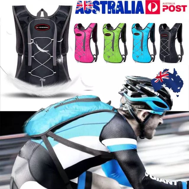 Sport Vest Hydration Backpack 2L Water Bladder Bag For Cycling Hiking Running AU