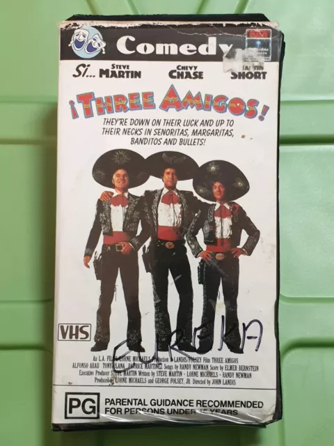 Chevy Chase Signed Three Amigos Dusty Bottoms Trading Card PSA