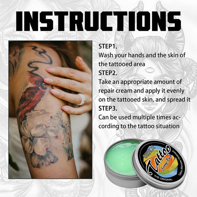 15g crema post-sbiadimento colore guarigione unguento recupero pelle tatuaggio Y4