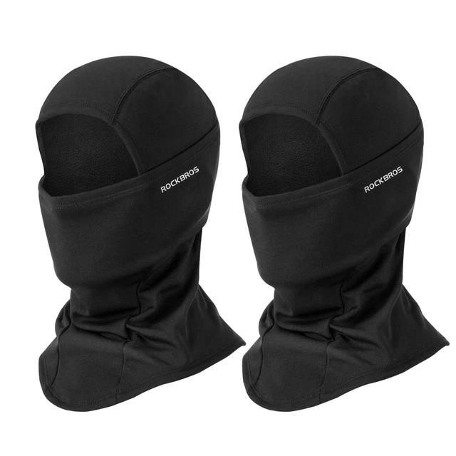 ROCKBROS Winter Sturmhaube Balaclava Winddicht Warm Radfahren Motorrad Ski 2 PCS