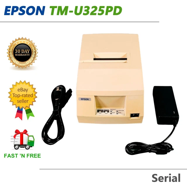 EPSON TMU325PD M133A Dot Matrix POS Receipt/Validation Printer with AC